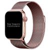 Milanese Mesh Metal Strap Apple Watch - Chrome Pink