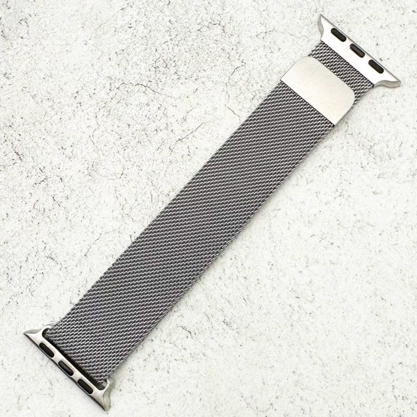 Milanese Mesh Metal Strap Apple Watch - Silver