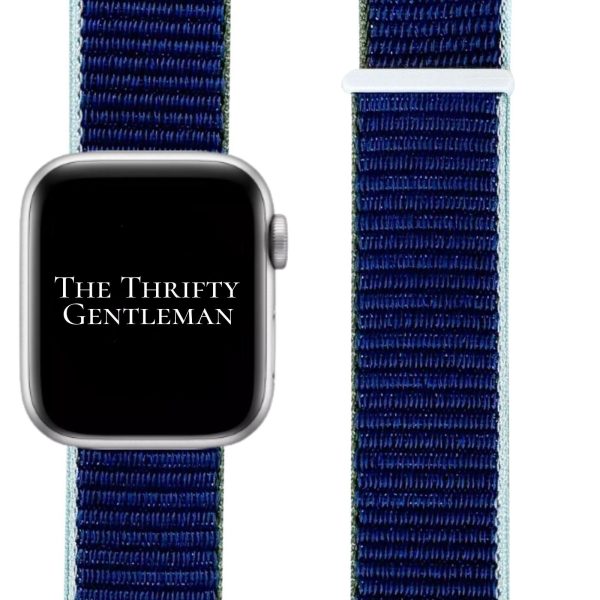 Nylon Sport Strap Apple Watch - Abyss Blue