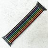 Nylon Sport Strap Apple Watch - Black Rainbow