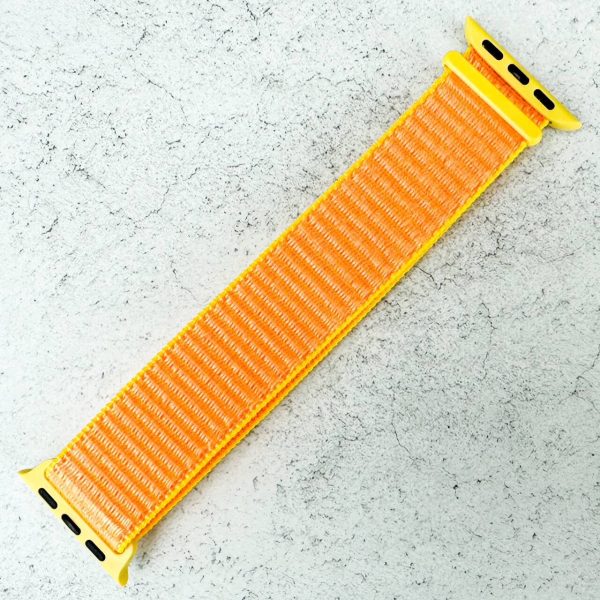 Nylon Sport Strap Apple Watch - Canary Yellow
