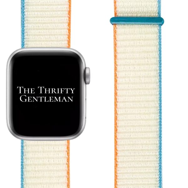 Nylon Sport Strap Apple Watch - Cream