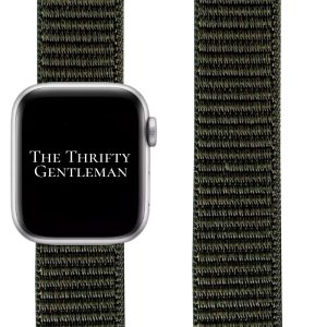 Nylon Sport Strap Apple Watch - Dark Olive Green