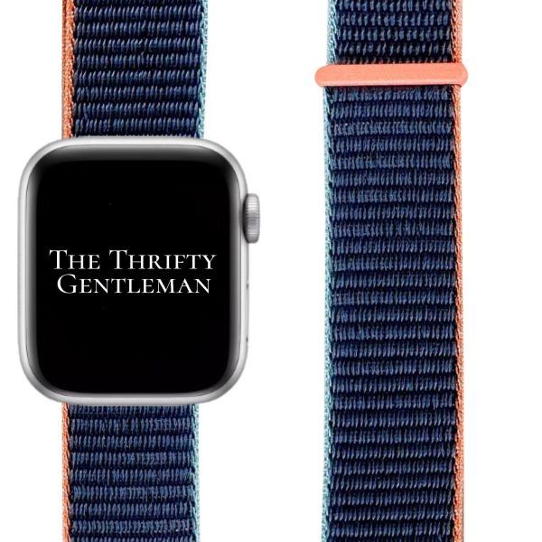 Nylon Sport Strap Apple Watch - Deep Navy Blue
