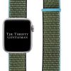 Nylon Sport Strap Apple Watch - Inverness Green