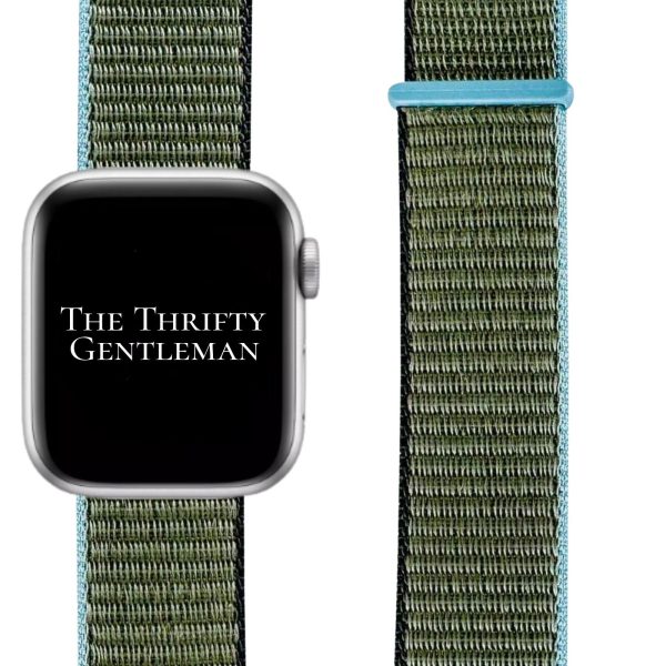 Nylon Sport Strap Apple Watch - Inverness Green