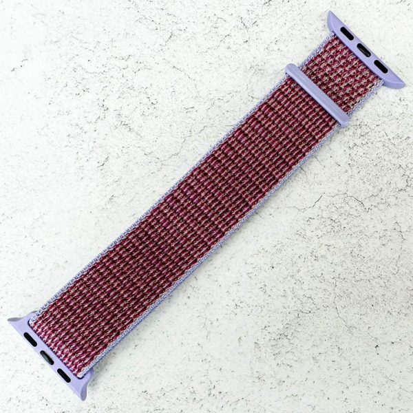 Nylon Sport Strap Apple Watch - Lilac