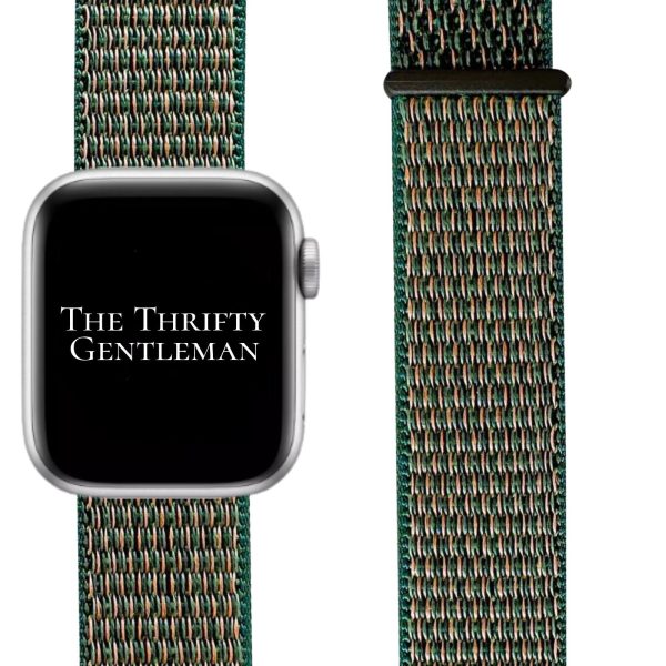 Nylon Sport Strap Apple Watch - Neptune Green