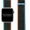 Nylon Sport Strap Apple Watch - Olive Green