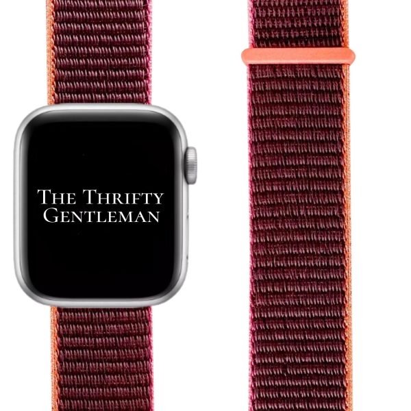 Nylon Sport Strap Apple Watch - Plum Purple