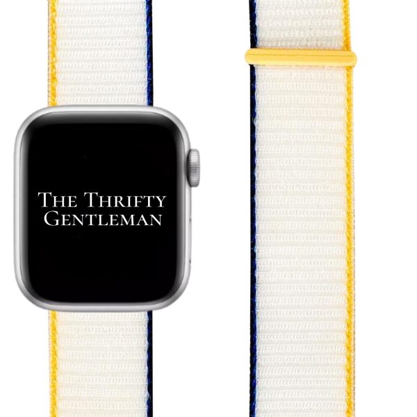 Nylon Sport Strap Apple Watch - Sea Salt White