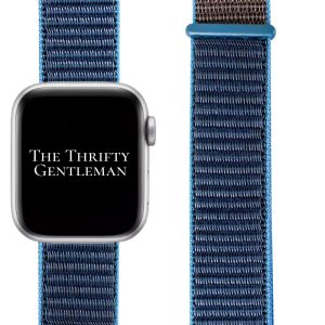 Nylon Sport Strap Apple Watch - Surf Blue