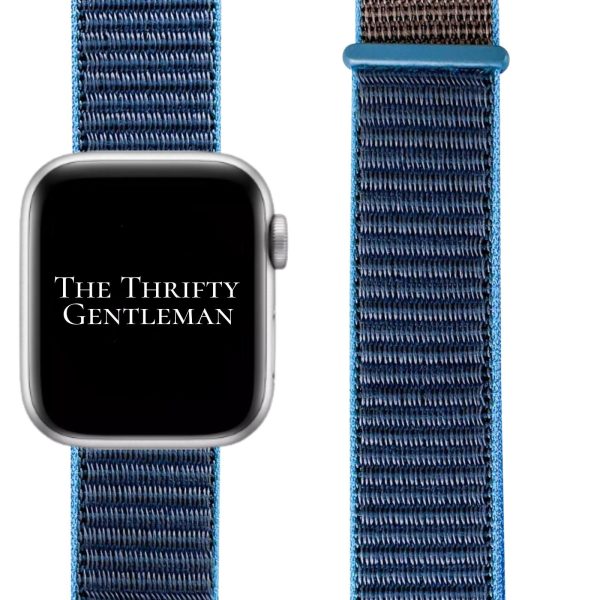 Nylon Sport Strap Apple Watch - Surf Blue