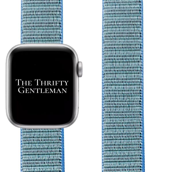 Nylon Sport Strap Apple Watch - Tahoe Blue