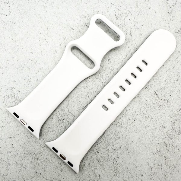 silicone-floral-engraved-strap-for-apple-watch-black-white-3.jpg Silicone Floral Engraved Watch Strap Apple Watch - Black / White