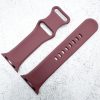 Silicone Floral Engraved Watch Strap Apple Watch - Pink / Violet