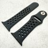 Silicone Sport Watch Strap Apple Watch - Black