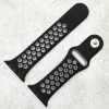 Silicone Sport Watch Strap Apple Watch - Black / Grey