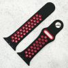 Silicone Sport Watch Strap Apple Watch - Black / Red