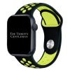 Silicone Sport Watch Strap Apple Watch - Black / Yellow