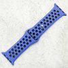 Silicone Sport Watch Strap Apple Watch - Blue / Black