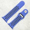 Silicone Sport Watch Strap Apple Watch - Blue / Black