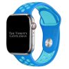 Silicone Sport Watch Strap Apple Watch - Blue / Light Blue