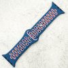 Silicone Sport Watch Strap Apple Watch - Blue / Pink