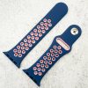 Silicone Sport Watch Strap Apple Watch - Blue / Pink