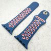 Silicone Sport Watch Strap Apple Watch - Blue / Pink