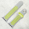 Silicone Sport Watch Strap Apple Watch - Grey / Yellow