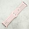 Silicone Sport Watch Strap Apple Watch - Pink / White