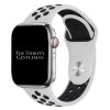 Silicone Sport Watch Strap Apple Watch - White / Black
