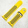 Silicone Sport Watch Strap Apple Watch - Yellow / Navy Blue