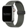 Silicone Strap With Magnetic Clasp Apple Watch - Grey