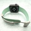 Silicone Strap With Magnetic Clasp Apple Watch - Light Green