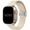 Silicone Strap With Magnetic Clasp Apple Watch - Beige