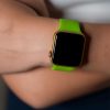 Classic Silicone Strap Apple Watch - Electric Green