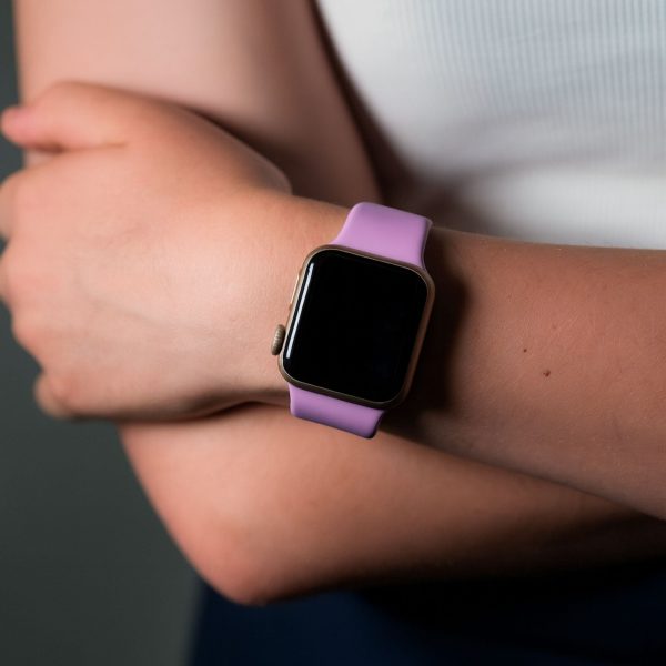 Classic Silicone Strap Apple Watch - Lavender Purple
