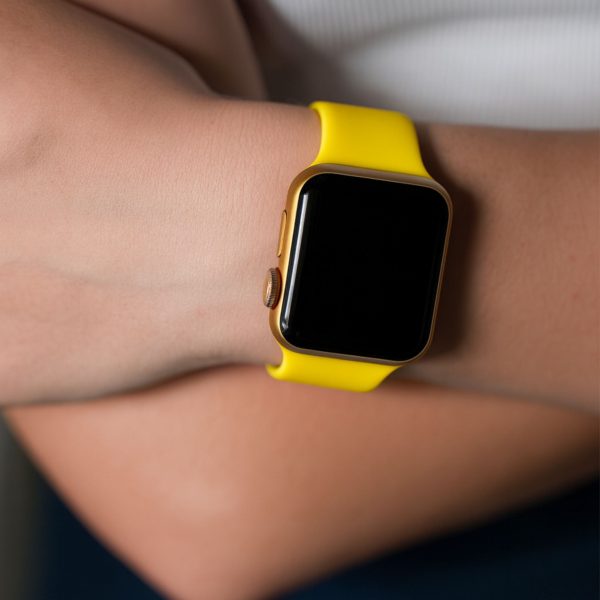 Classic Silicone Strap Apple Watch - Yellow